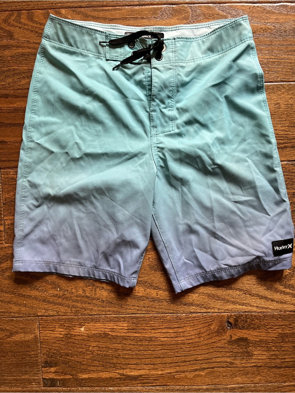 Hurley boys Ombre Mint to Blue Boardshorts